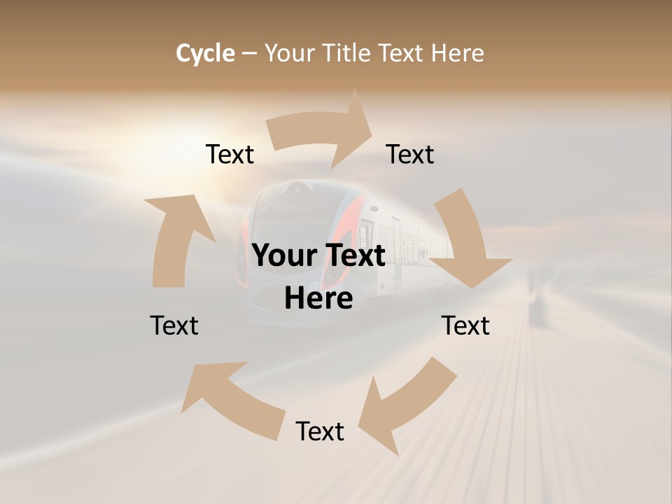 Sky Driver Way PowerPoint Template