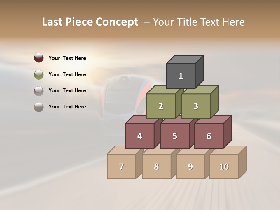 Sky Driver Way PowerPoint Template