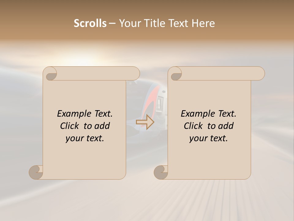 Sky Driver Way PowerPoint Template