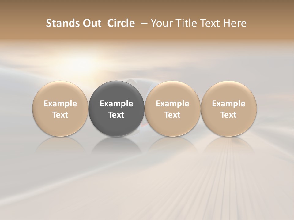 Sky Driver Way PowerPoint Template