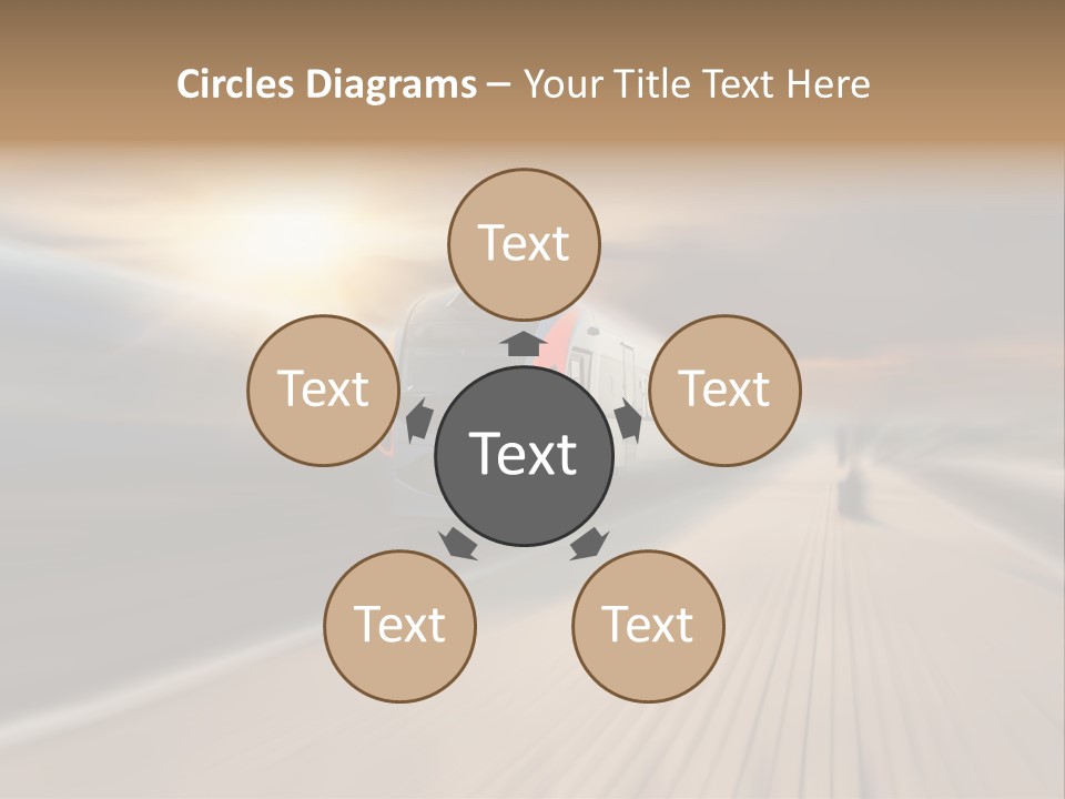 Sky Driver Way PowerPoint Template