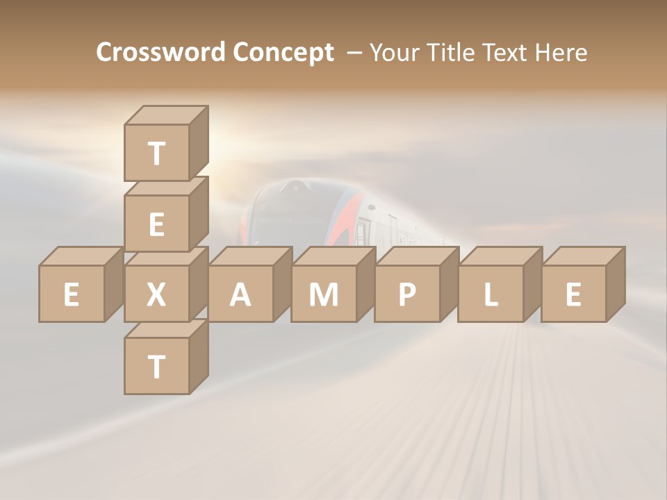 Sky Driver Way PowerPoint Template