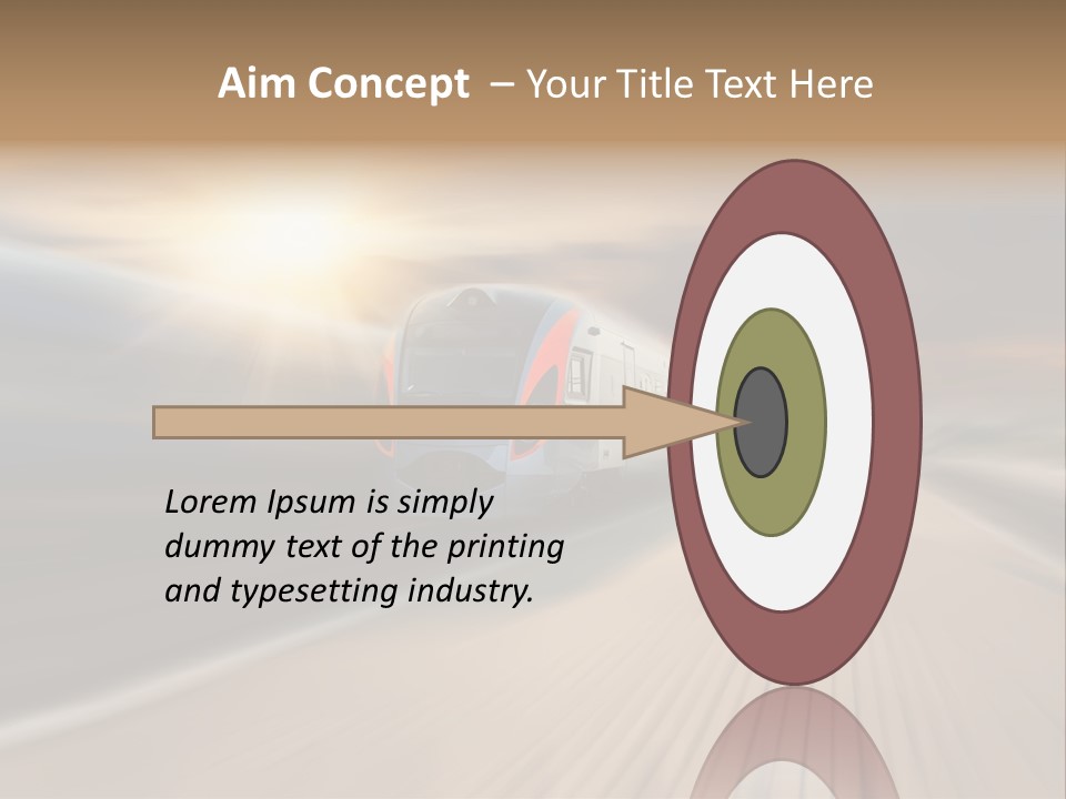 Sky Driver Way PowerPoint Template