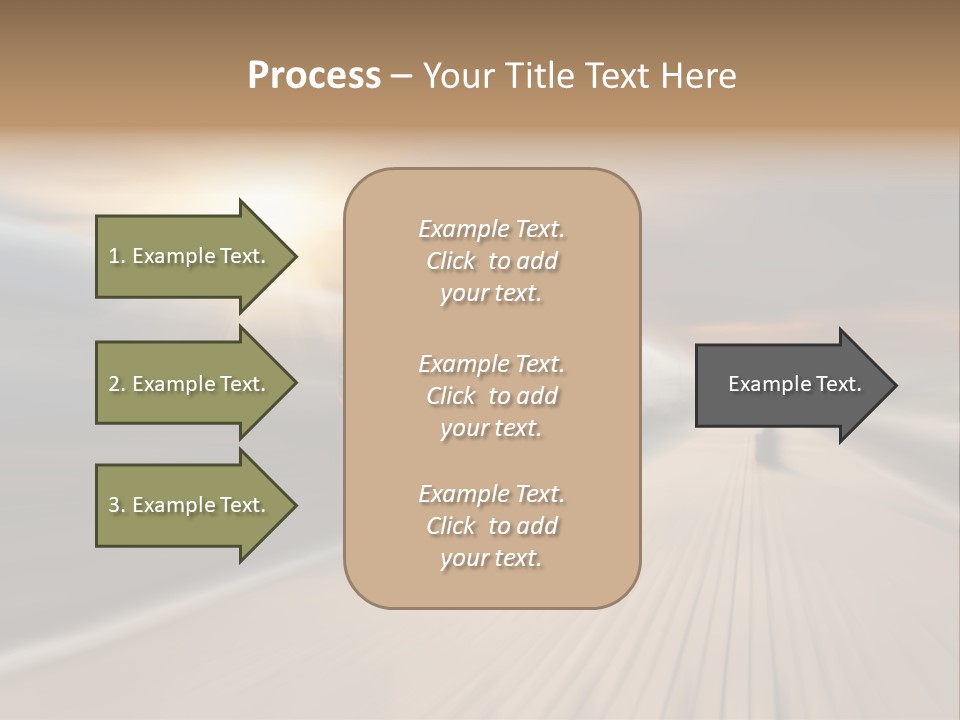 Sky Driver Way PowerPoint Template