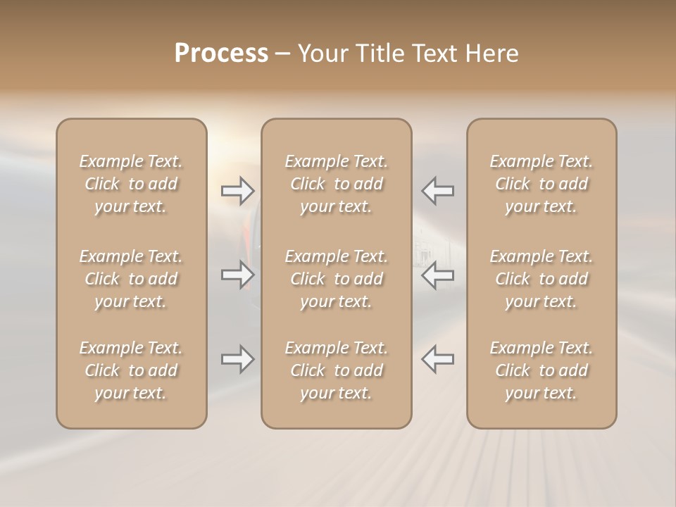 Sky Driver Way PowerPoint Template