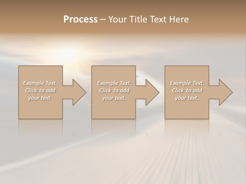 Sky Driver Way PowerPoint Template
