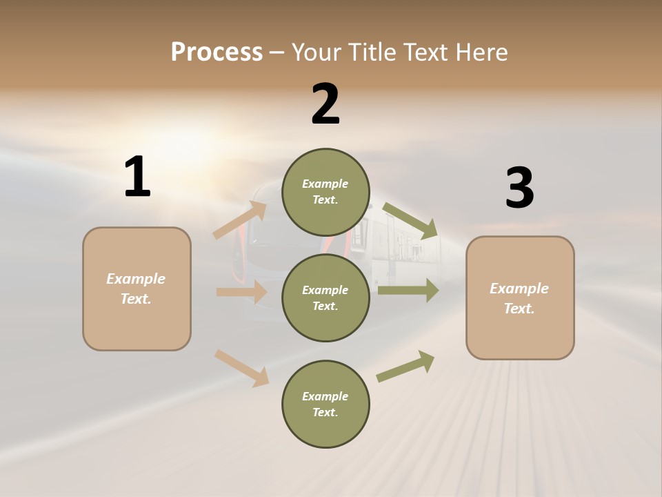 Sky Driver Way PowerPoint Template