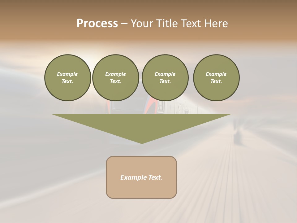 Sky Driver Way PowerPoint Template