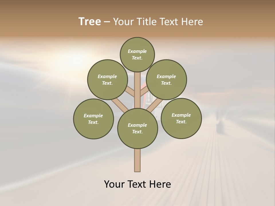 Sky Driver Way PowerPoint Template