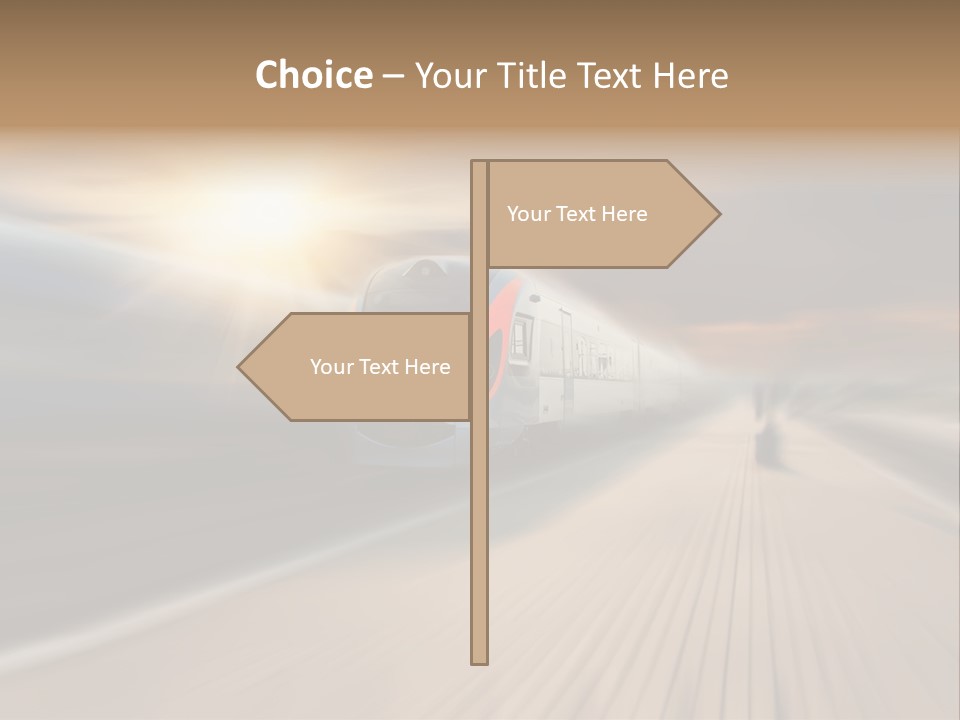 Sky Driver Way PowerPoint Template
