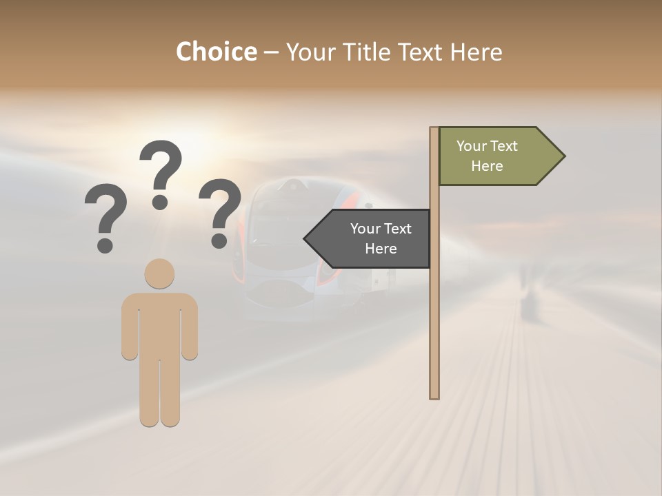 Sky Driver Way PowerPoint Template
