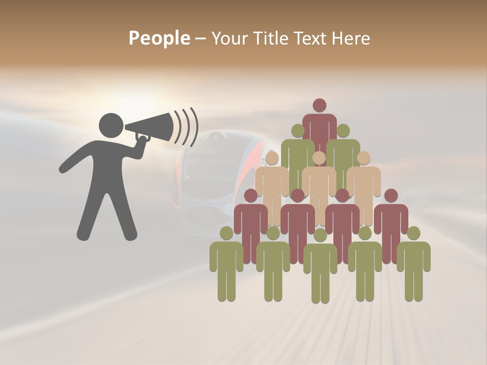 Sky Driver Way PowerPoint Template