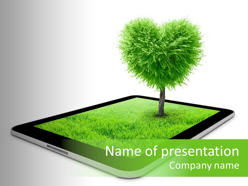 Touchpad Tech February PowerPoint Template