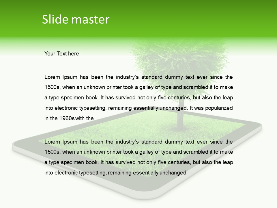 Touchpad Tech February PowerPoint Template