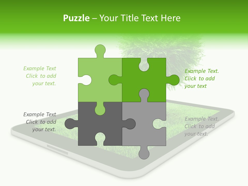 Touchpad Tech February PowerPoint Template