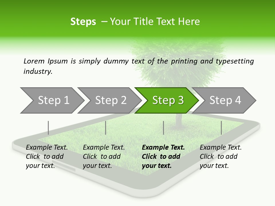 Touchpad Tech February PowerPoint Template