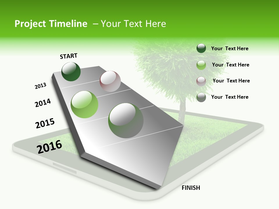 Touchpad Tech February PowerPoint Template