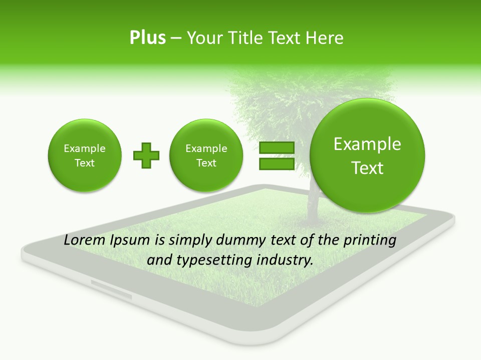 Touchpad Tech February PowerPoint Template