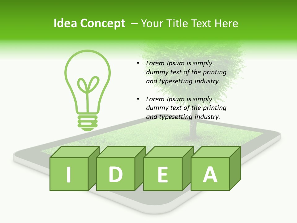 Touchpad Tech February PowerPoint Template