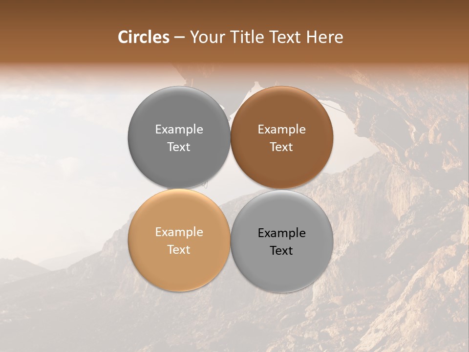 Wall Cliff Beautiful PowerPoint Template