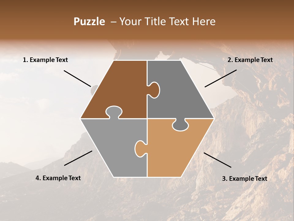 Wall Cliff Beautiful PowerPoint Template