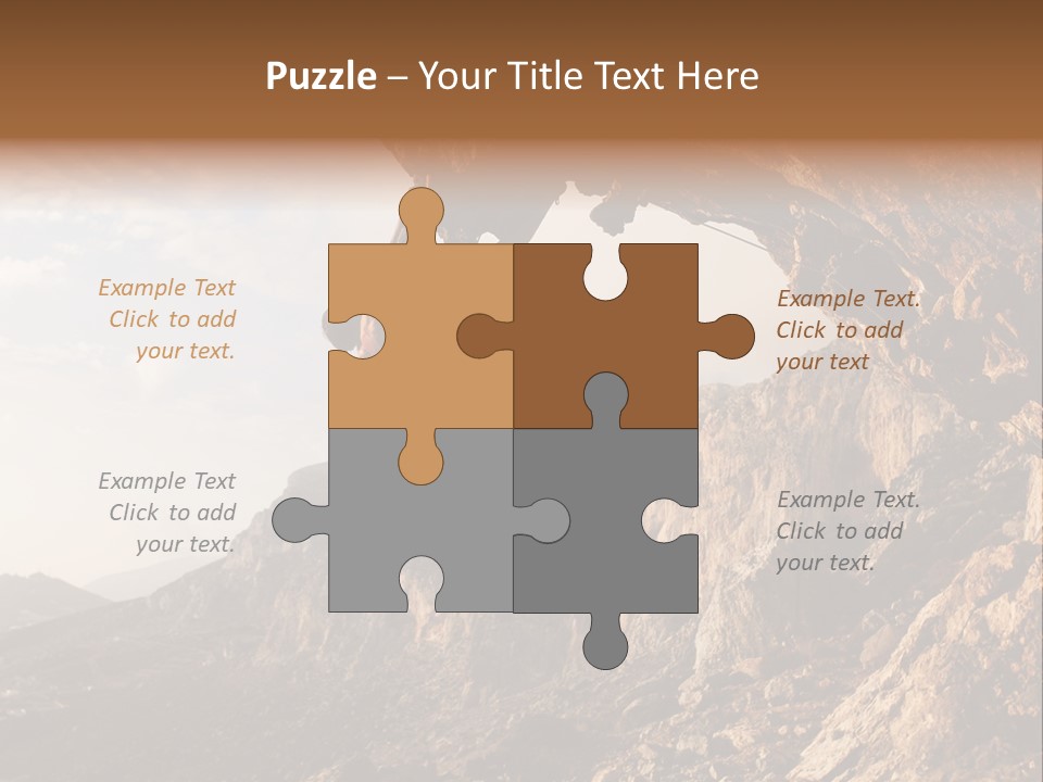 Wall Cliff Beautiful PowerPoint Template