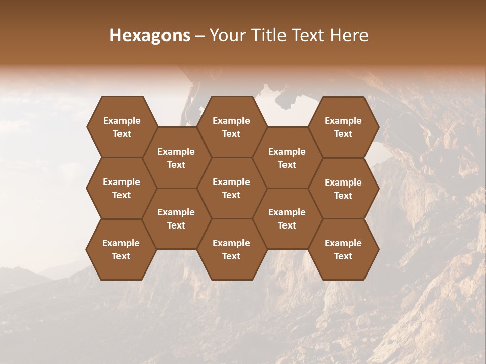 Wall Cliff Beautiful PowerPoint Template