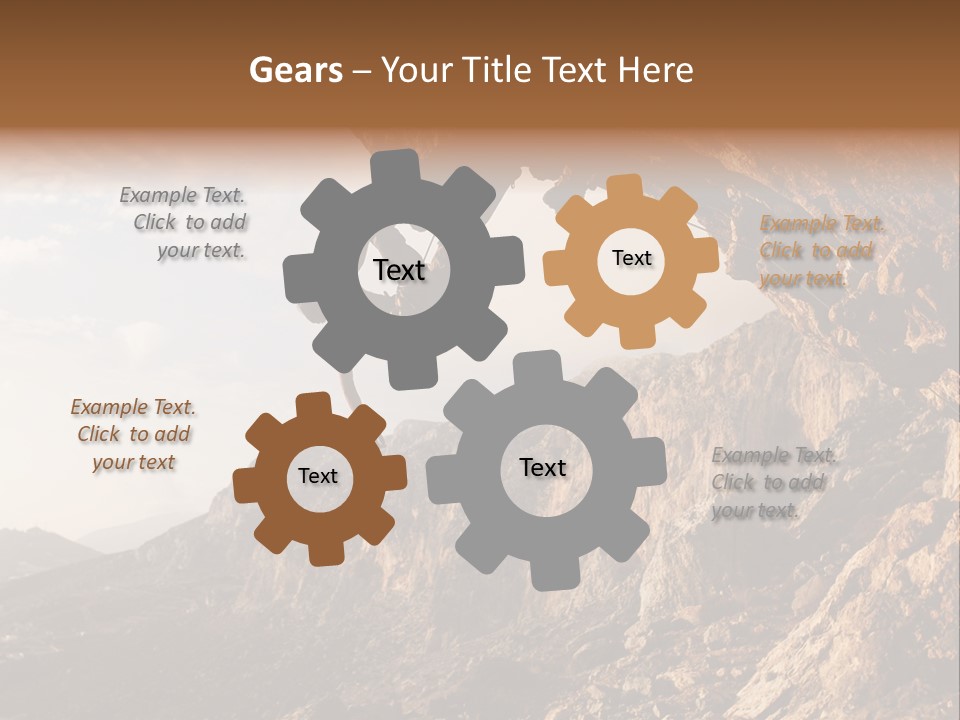 Wall Cliff Beautiful PowerPoint Template