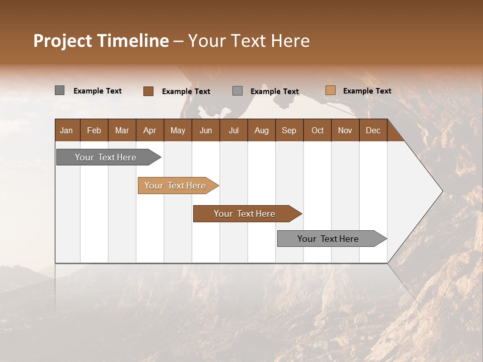 Wall Cliff Beautiful PowerPoint Template