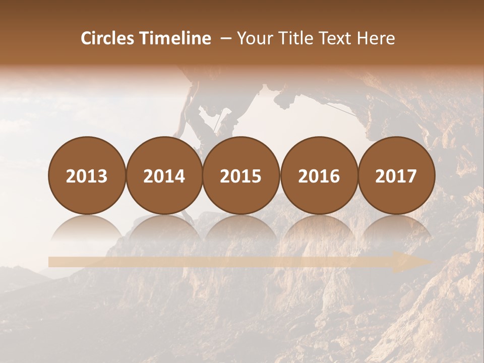 Wall Cliff Beautiful PowerPoint Template