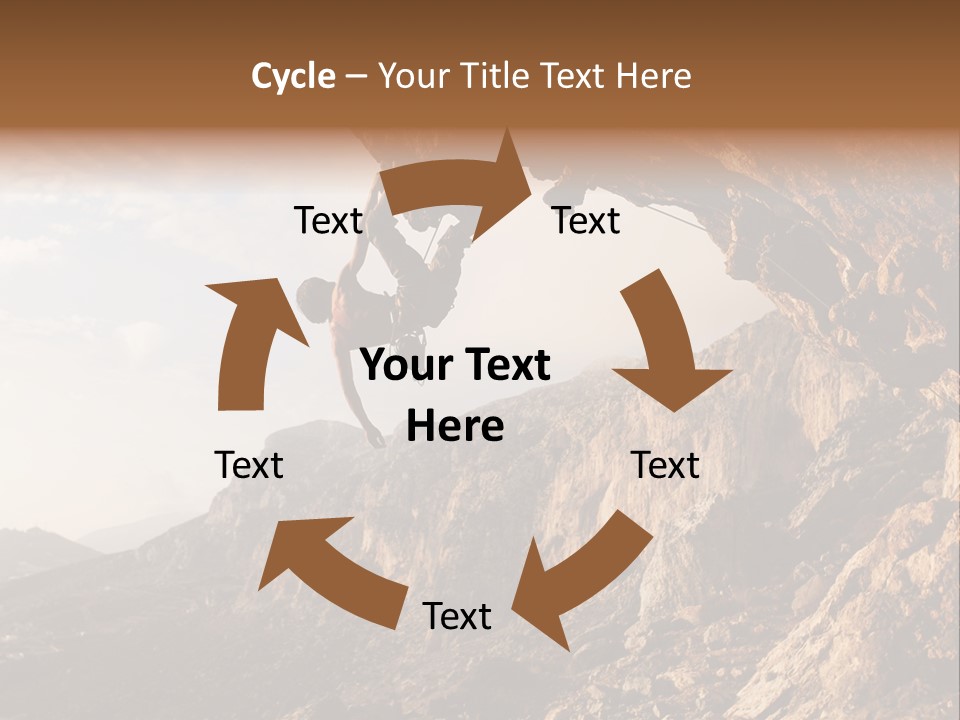 Wall Cliff Beautiful PowerPoint Template