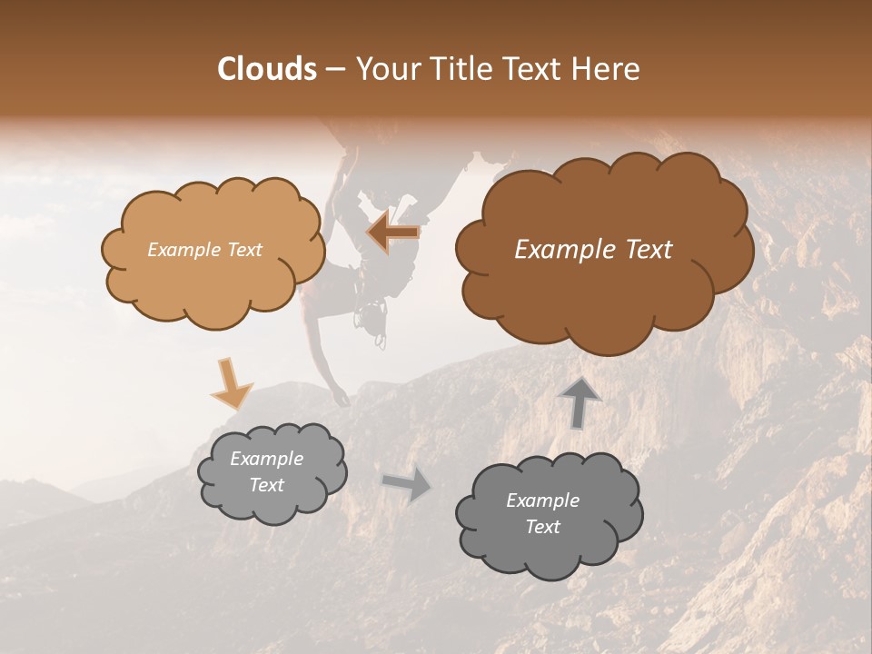 Wall Cliff Beautiful PowerPoint Template