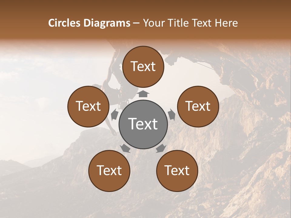 Wall Cliff Beautiful PowerPoint Template