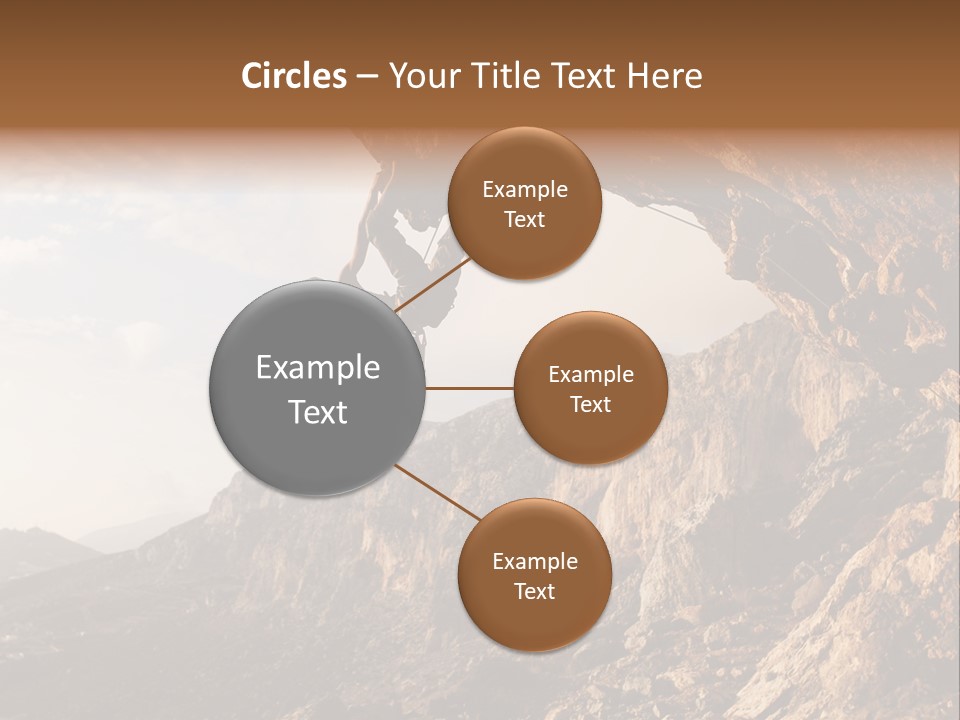 Wall Cliff Beautiful PowerPoint Template