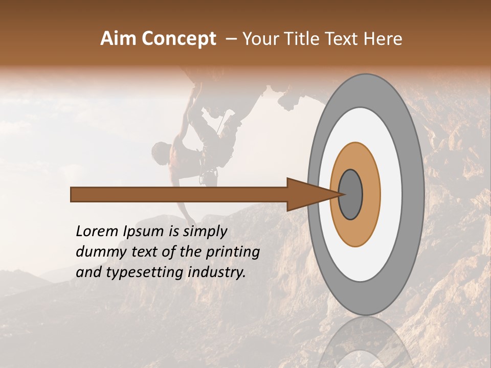 Wall Cliff Beautiful PowerPoint Template