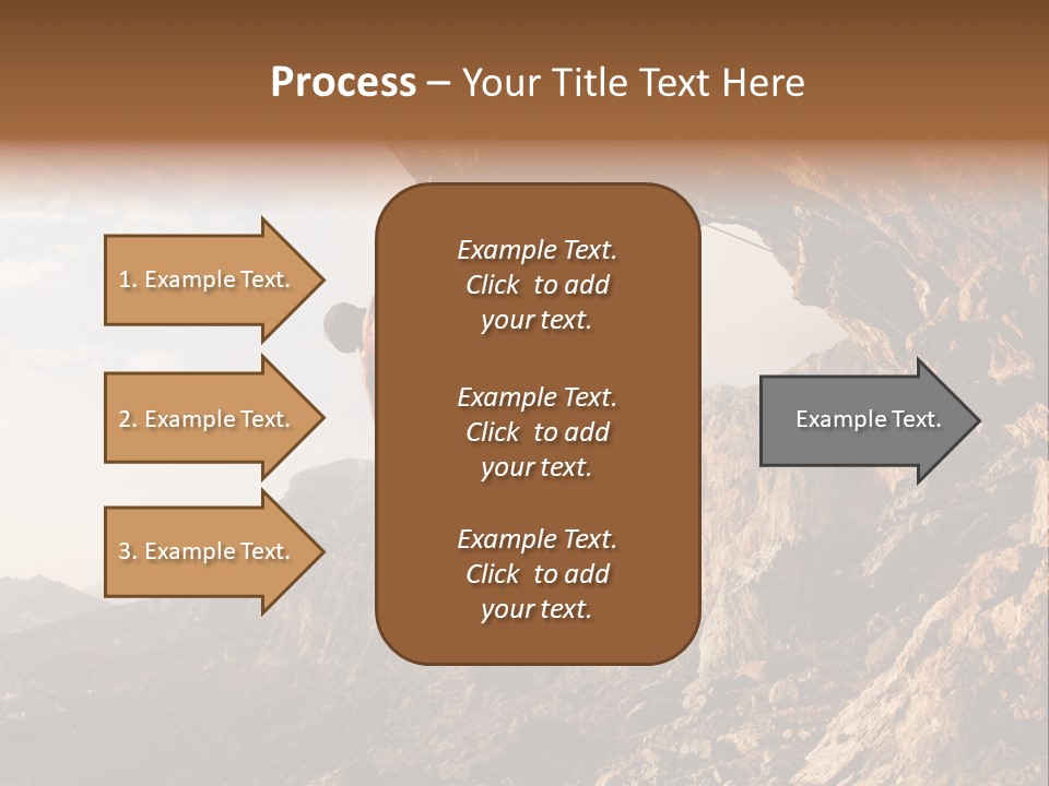 Wall Cliff Beautiful PowerPoint Template