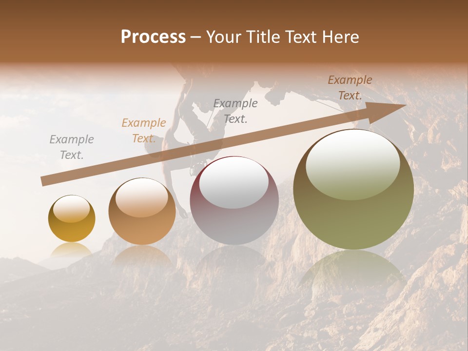 Wall Cliff Beautiful PowerPoint Template