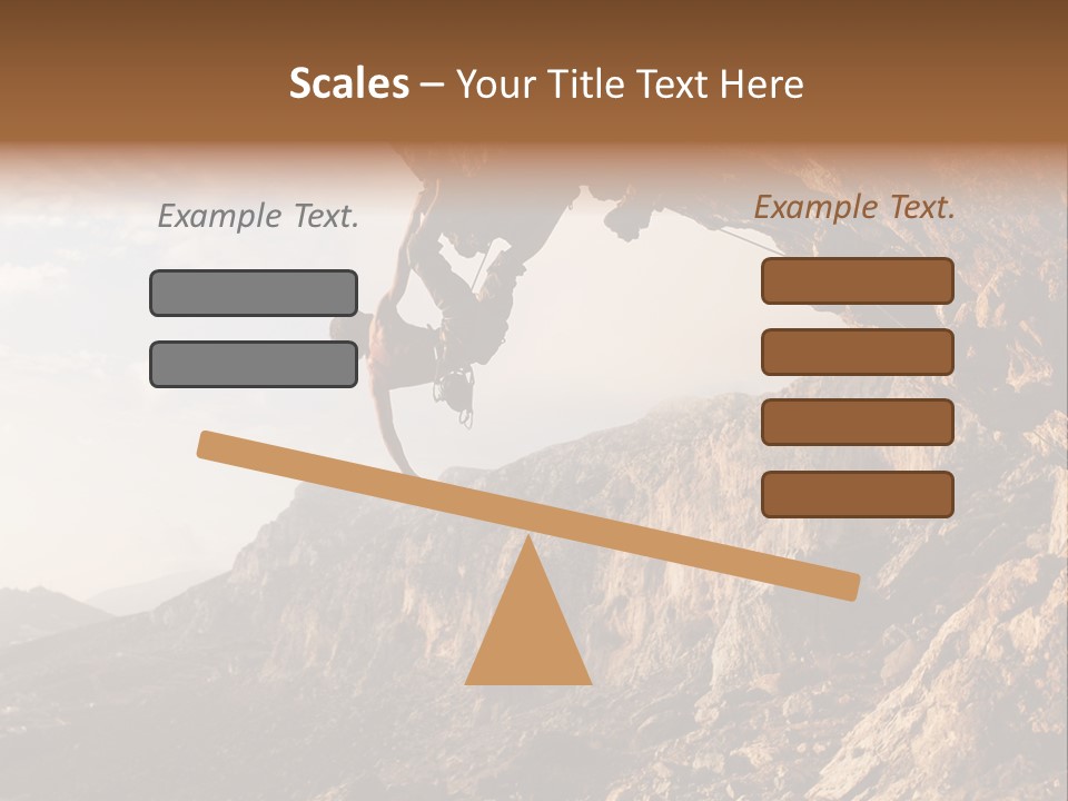 Wall Cliff Beautiful PowerPoint Template