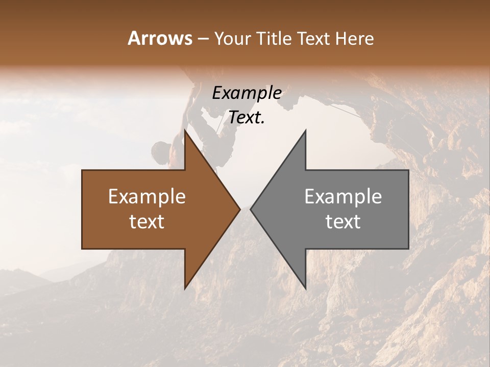 Wall Cliff Beautiful PowerPoint Template