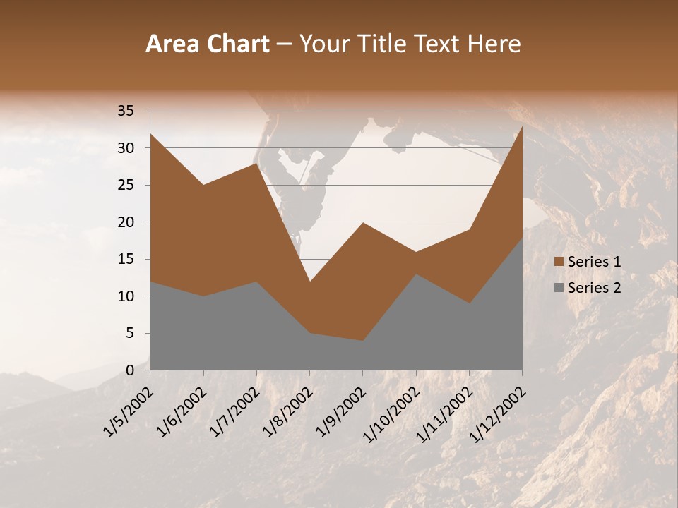 Wall Cliff Beautiful PowerPoint Template