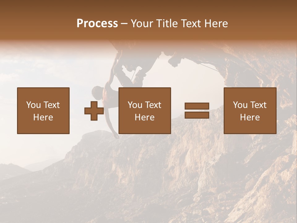 Wall Cliff Beautiful PowerPoint Template