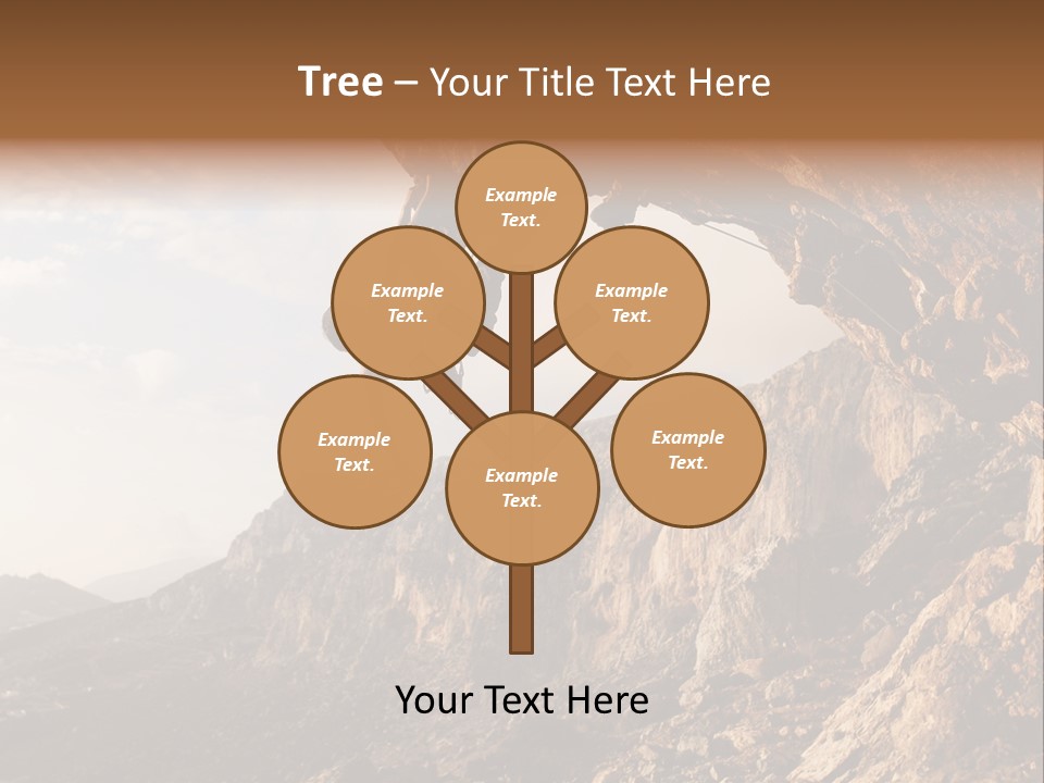 Wall Cliff Beautiful PowerPoint Template