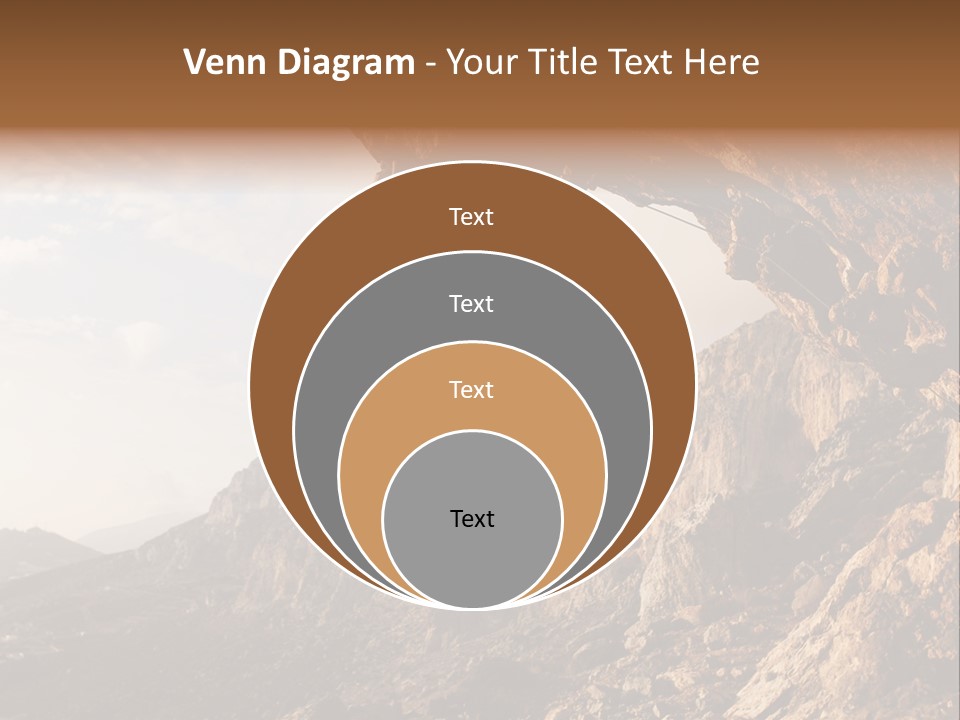 Wall Cliff Beautiful PowerPoint Template