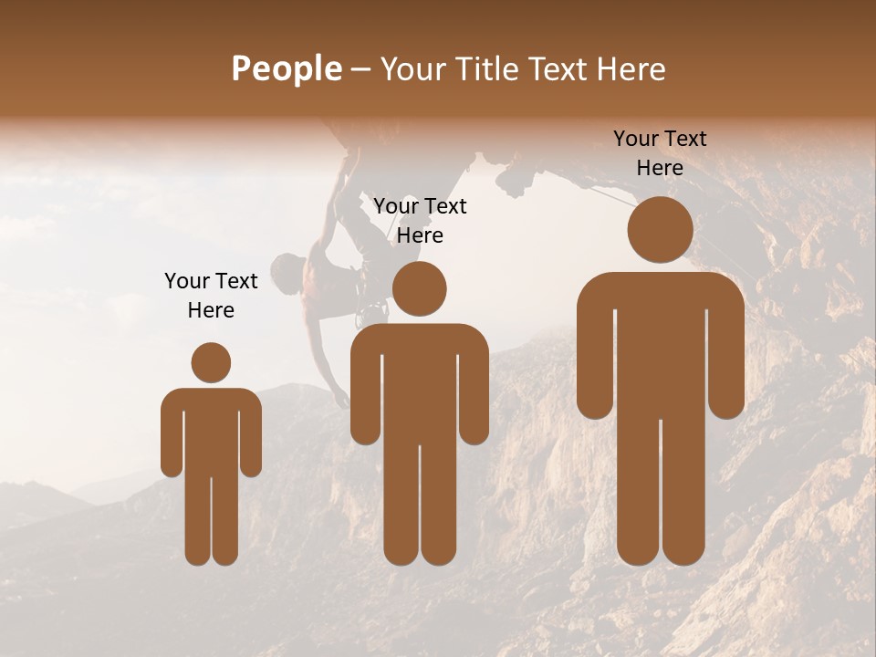 Wall Cliff Beautiful PowerPoint Template