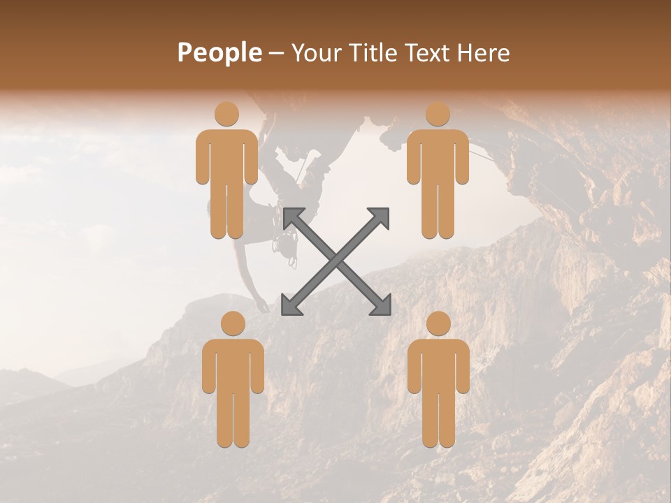 Wall Cliff Beautiful PowerPoint Template