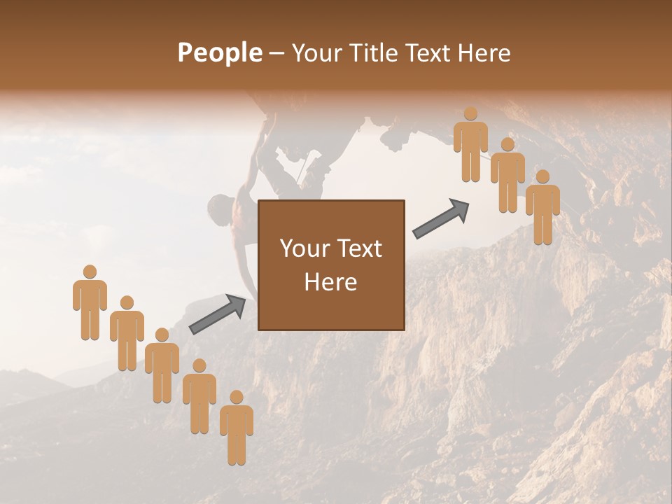 Wall Cliff Beautiful PowerPoint Template