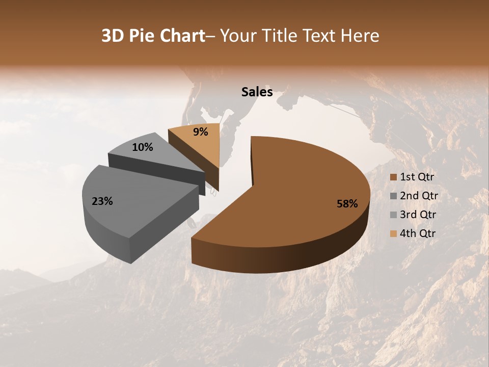 Wall Cliff Beautiful PowerPoint Template
