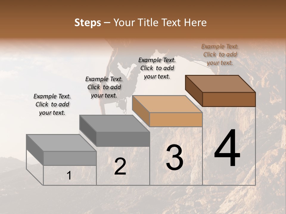 Wall Cliff Beautiful PowerPoint Template