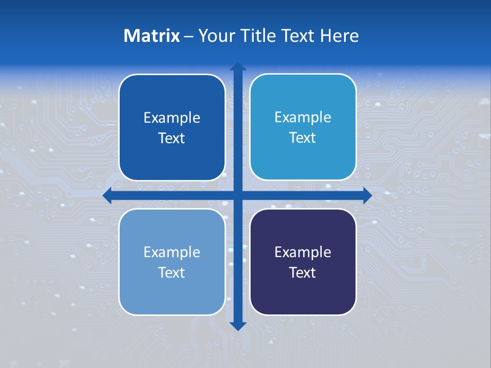 Computer Connect Texture PowerPoint Template