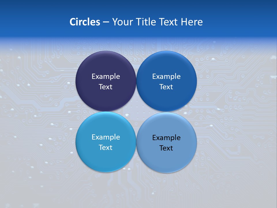 Computer Connect Texture PowerPoint Template